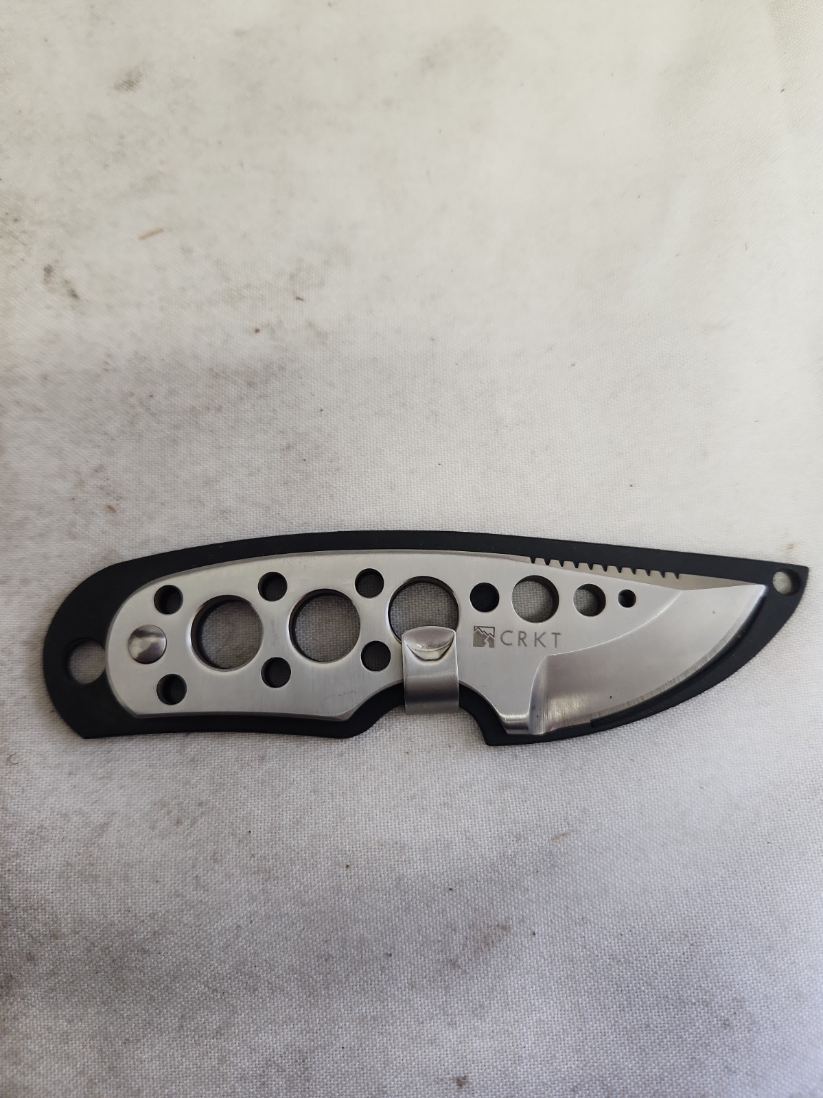 CRKT - Side Hawg Mike Franklin Columbia River neck pocket knife fixed blade 2403