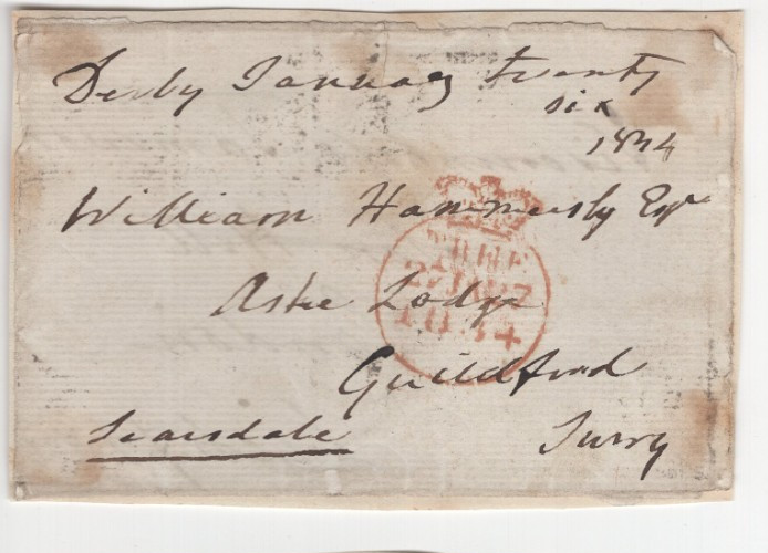 Nathaniel Curzon, 2nd Baron Scarsdale Signed Free Front 1834 / Autograph