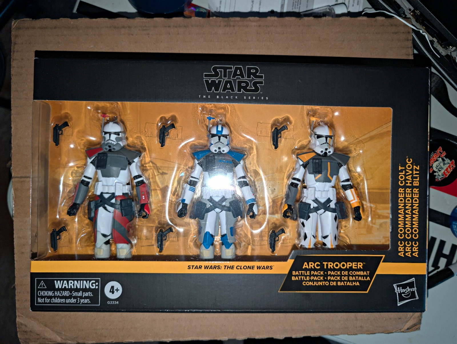 Hasbro Star Wars Black Series ARC Trooper Battle Pack 3 Figures Clone Wars