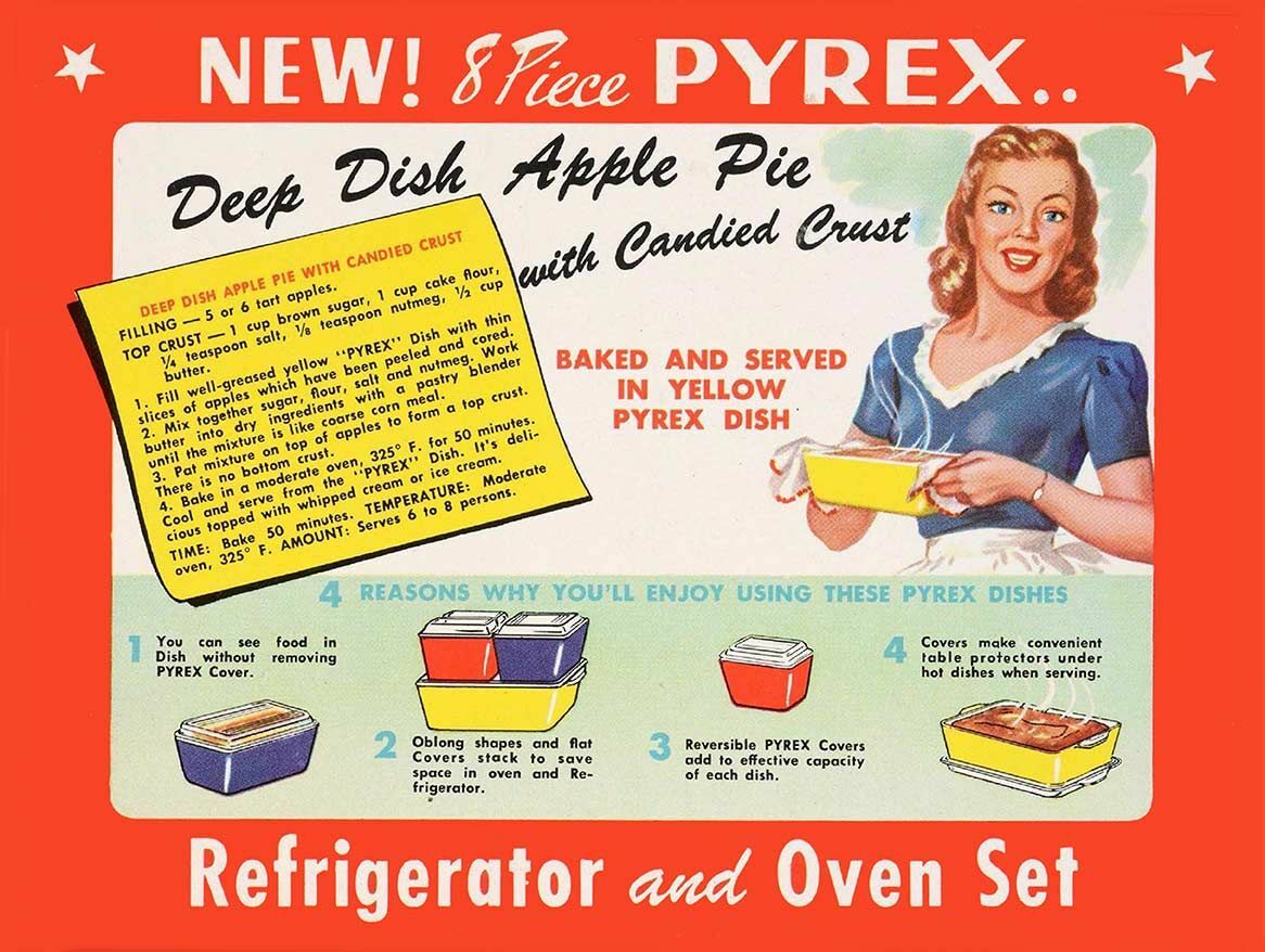 PYREX GLASS REFRIGERATOR OVEN SET 16