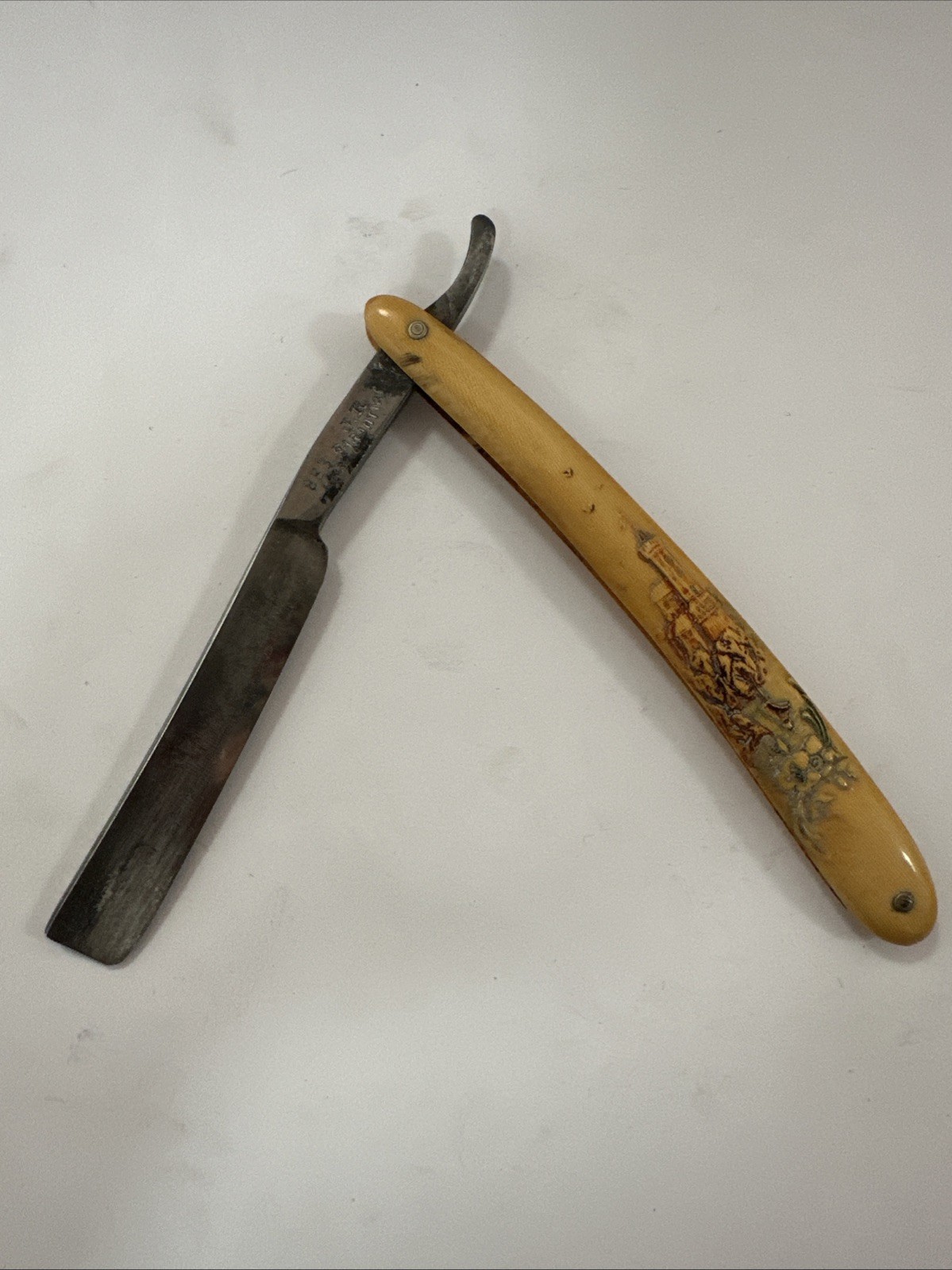 Vintage Straight Razor 883 J.R Garantirt
