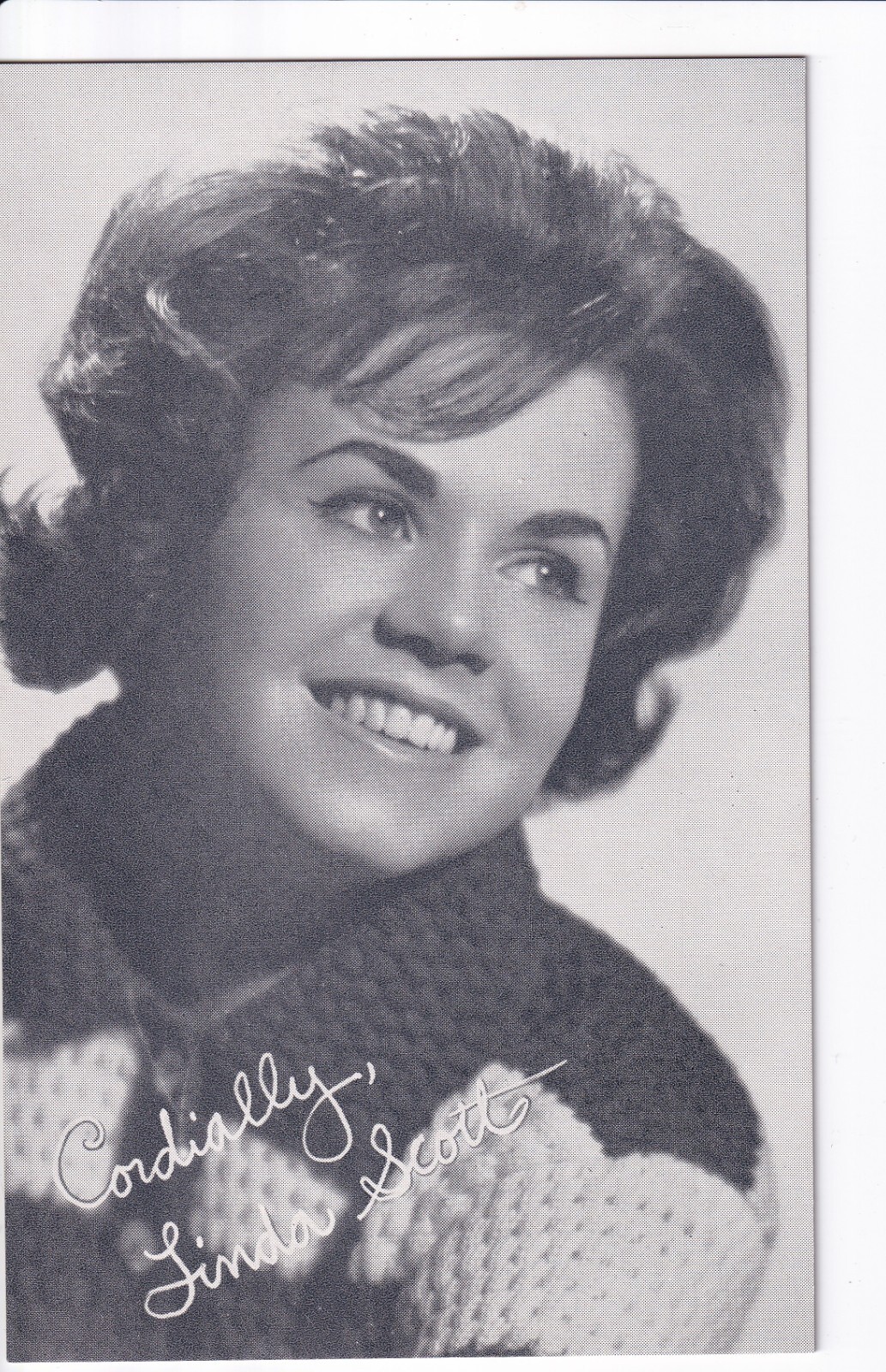Linda Scott Arcade Card  Billboard Vintage 1960\'s Era - Great Shape