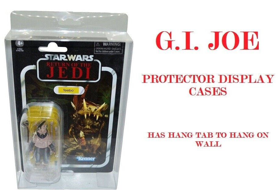 10 G.I. Joe Vintage Retro Collection Action Figures Protectors Case Display Box