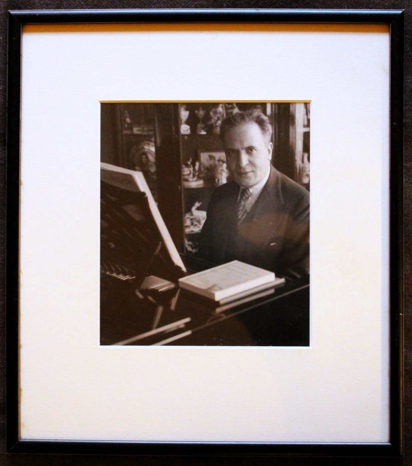 Original Photo of Musican Bruno Walter Developed & Signed by Lotte Jacobi c.1980