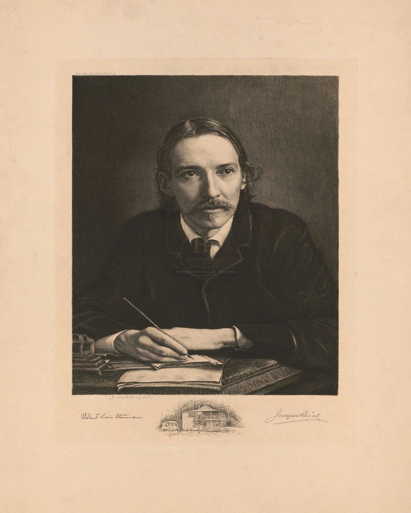 Robert Louis Stevenson 1909 8x10 Print HT51341186