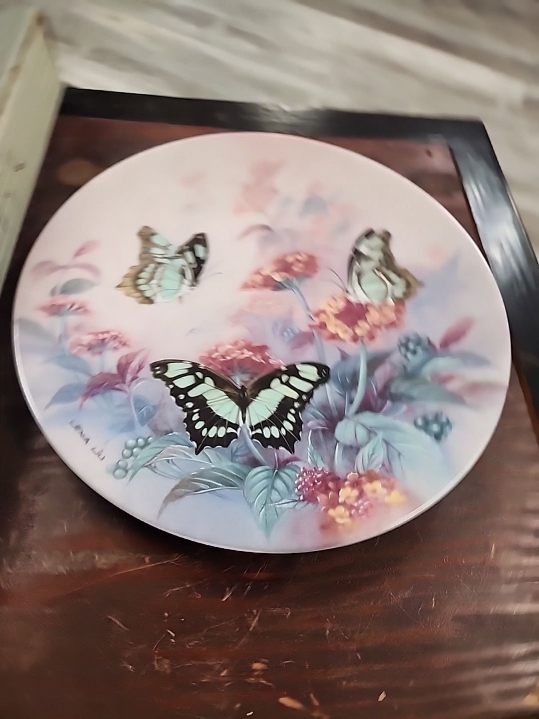 Lena Liu - On Gossamer Wings 4th Issue- MALACHITES Plate 1988 #10468A with COA