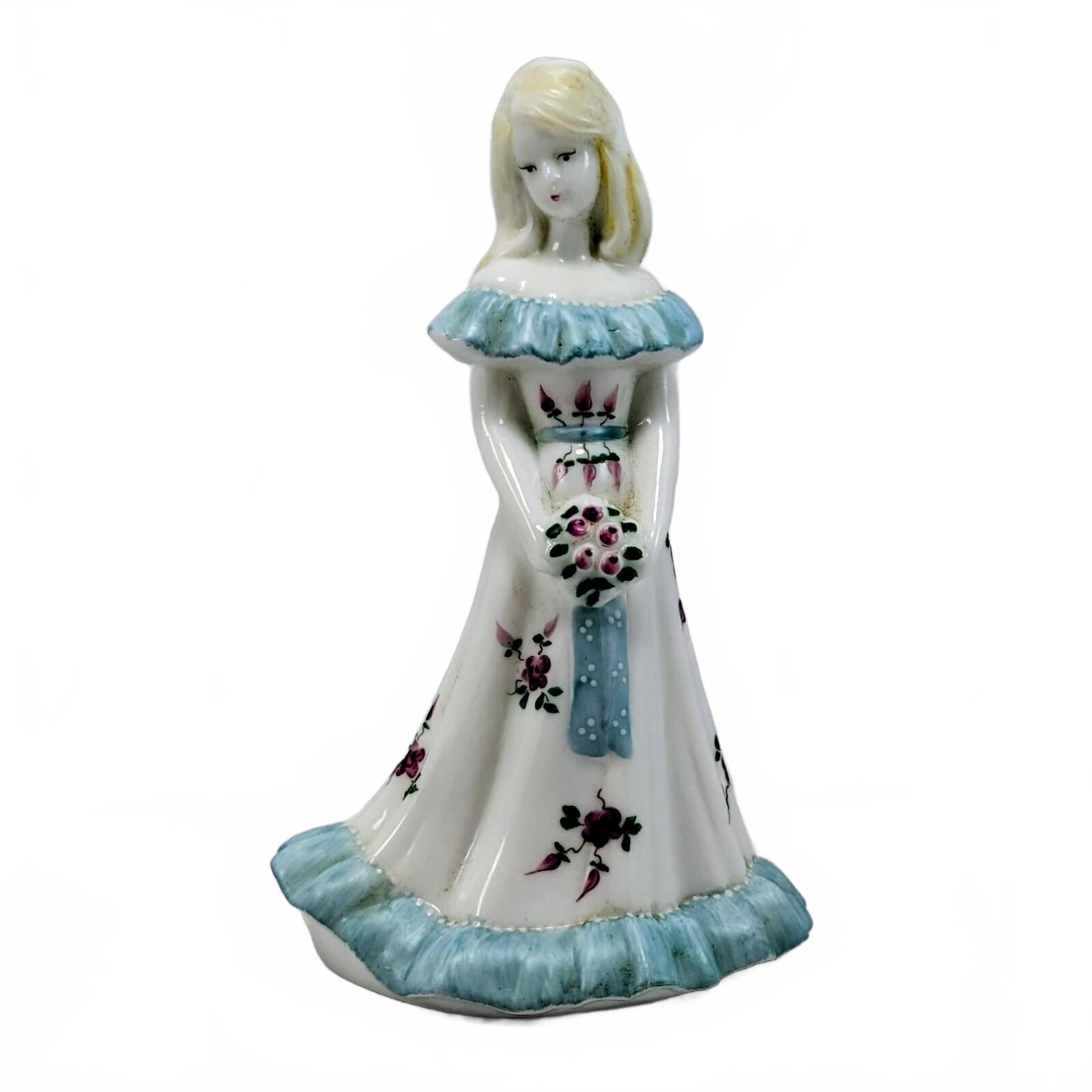 Vtg Fenton Milk Glass Bridesmaid Doll, Handpainted M. Wagner #1071/2500 Vtg Fenton Milk Glass Bridesmaid Doll, Handpainted M. Wagner #1071/2500