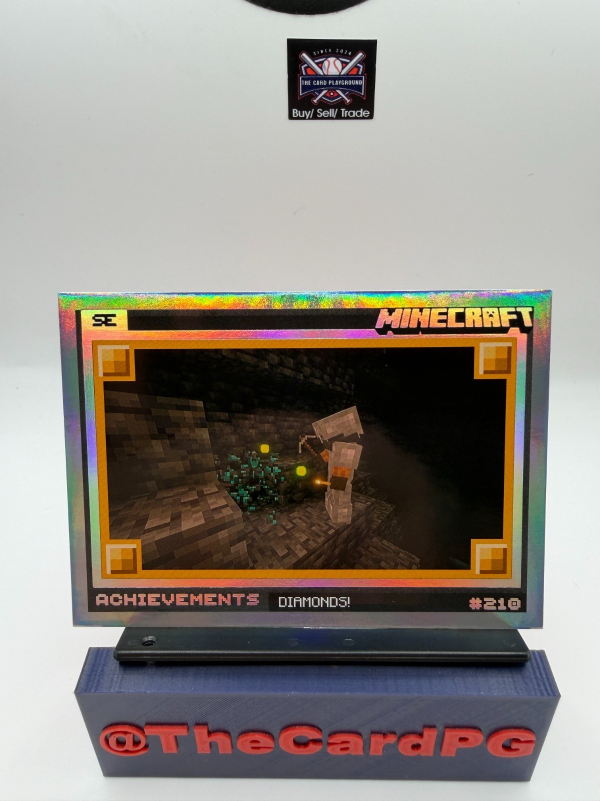 2025 Panini Minecraft Special Edition Achievements Diamonds /75 Iron #210