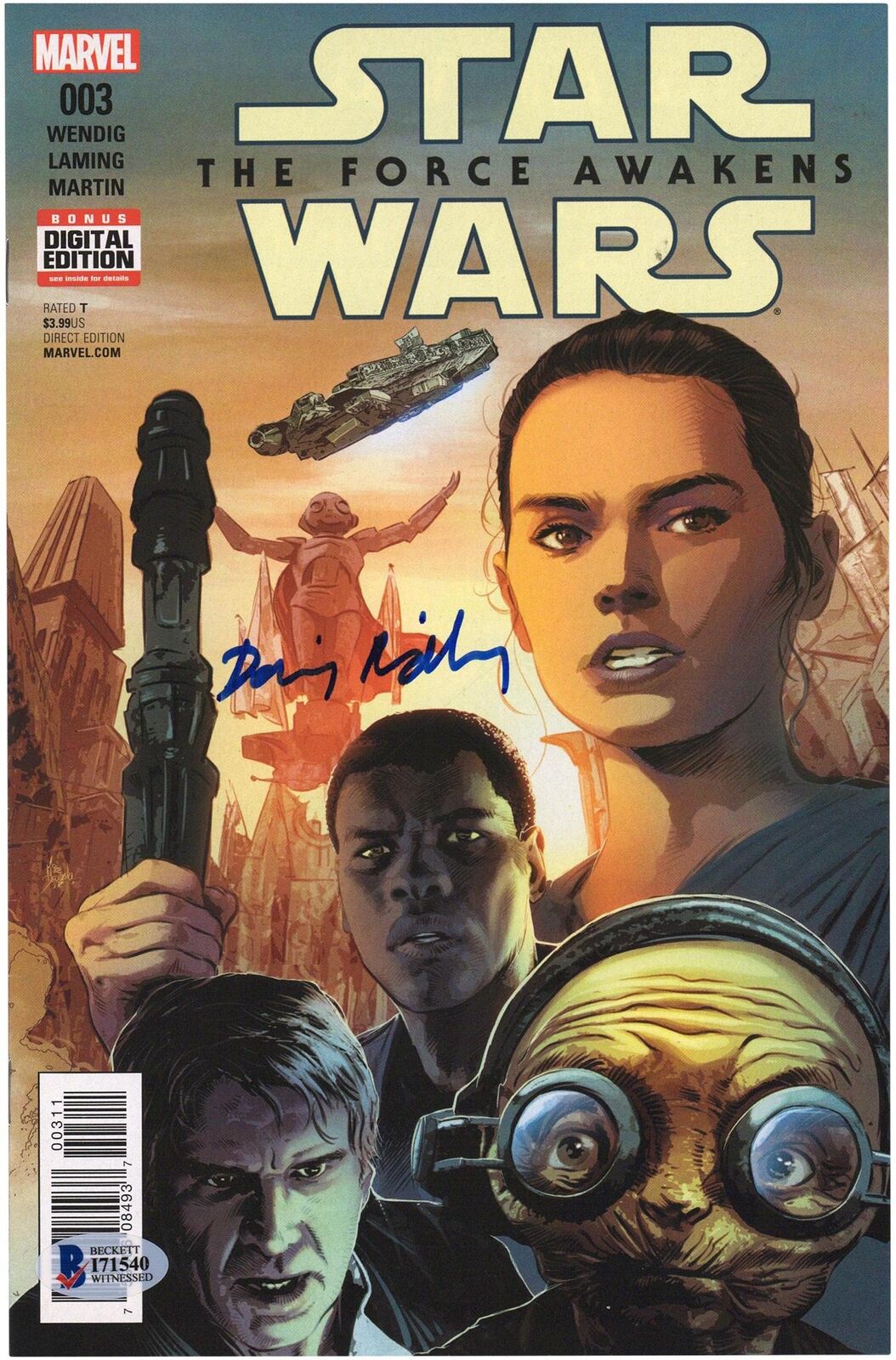 Daisy Ridley Star Wars Comic Book