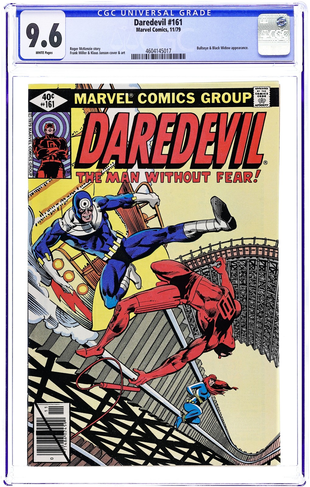 Daredevil #161D CGC 9.6 1979 4604145017
