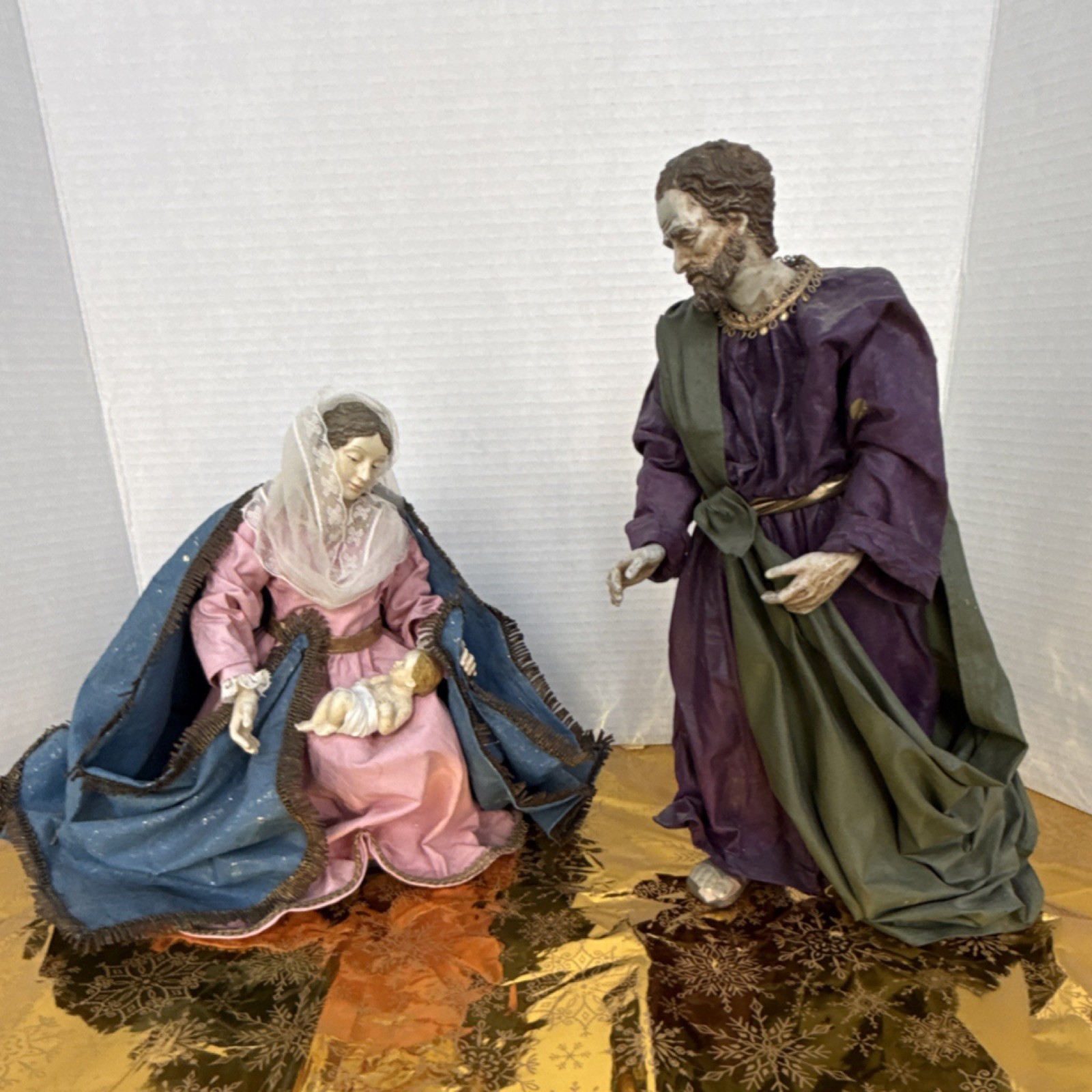 Vintage1989 Possible Dreams Clothique Nativity Holy Family Mary Joseph  Jesus 