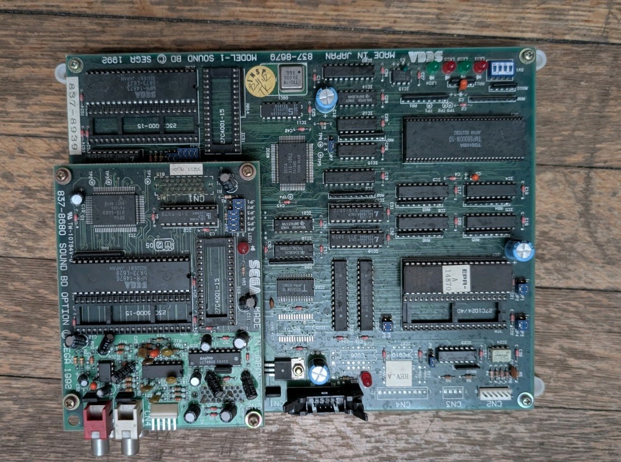 SEGA Virtua Racing  Model-1 Sound PCB  Board Arcade 