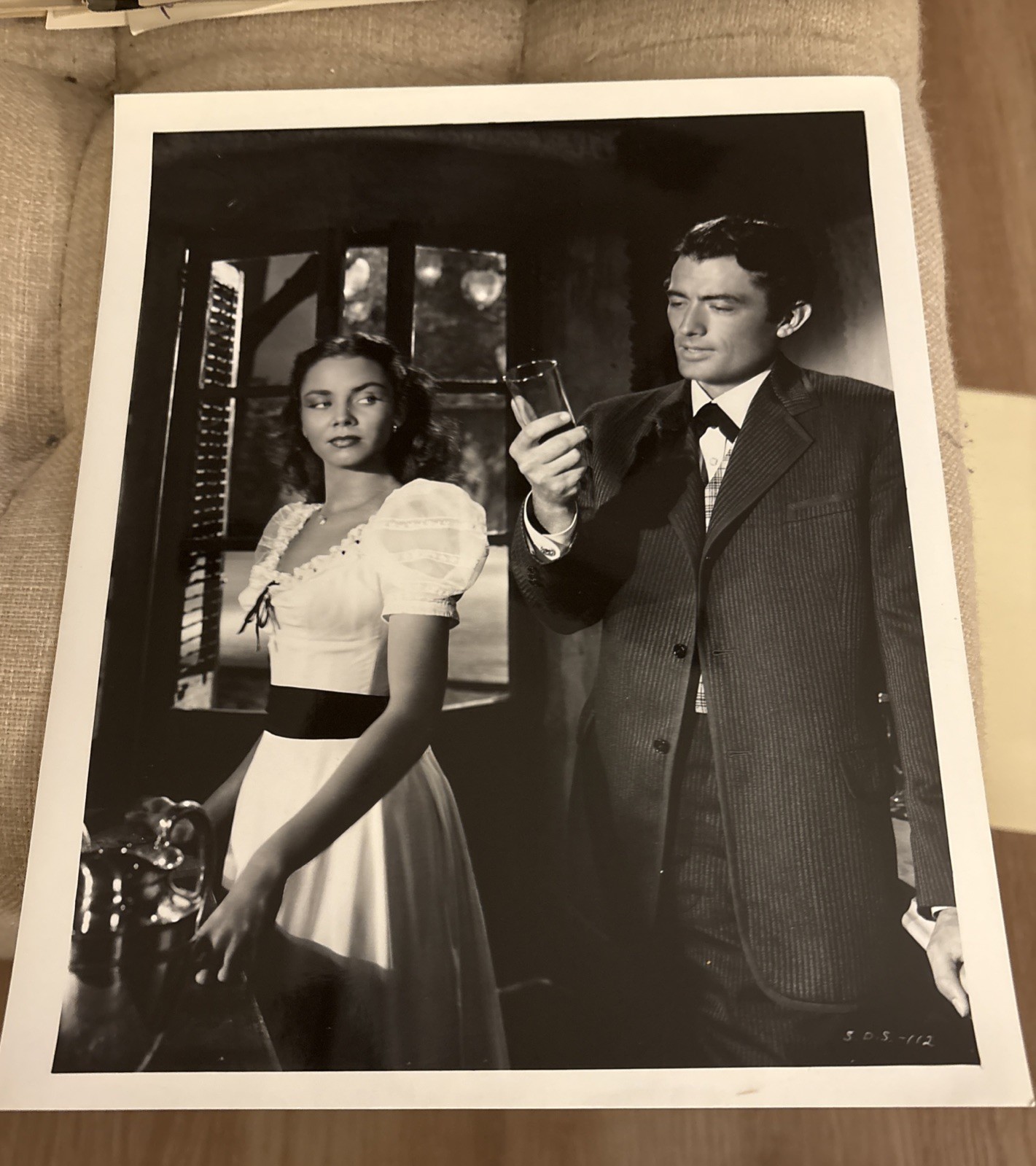 Jennifer Jones - Gregory Peck Vintage Original Movie Still 8x10 Photo 1950s #2