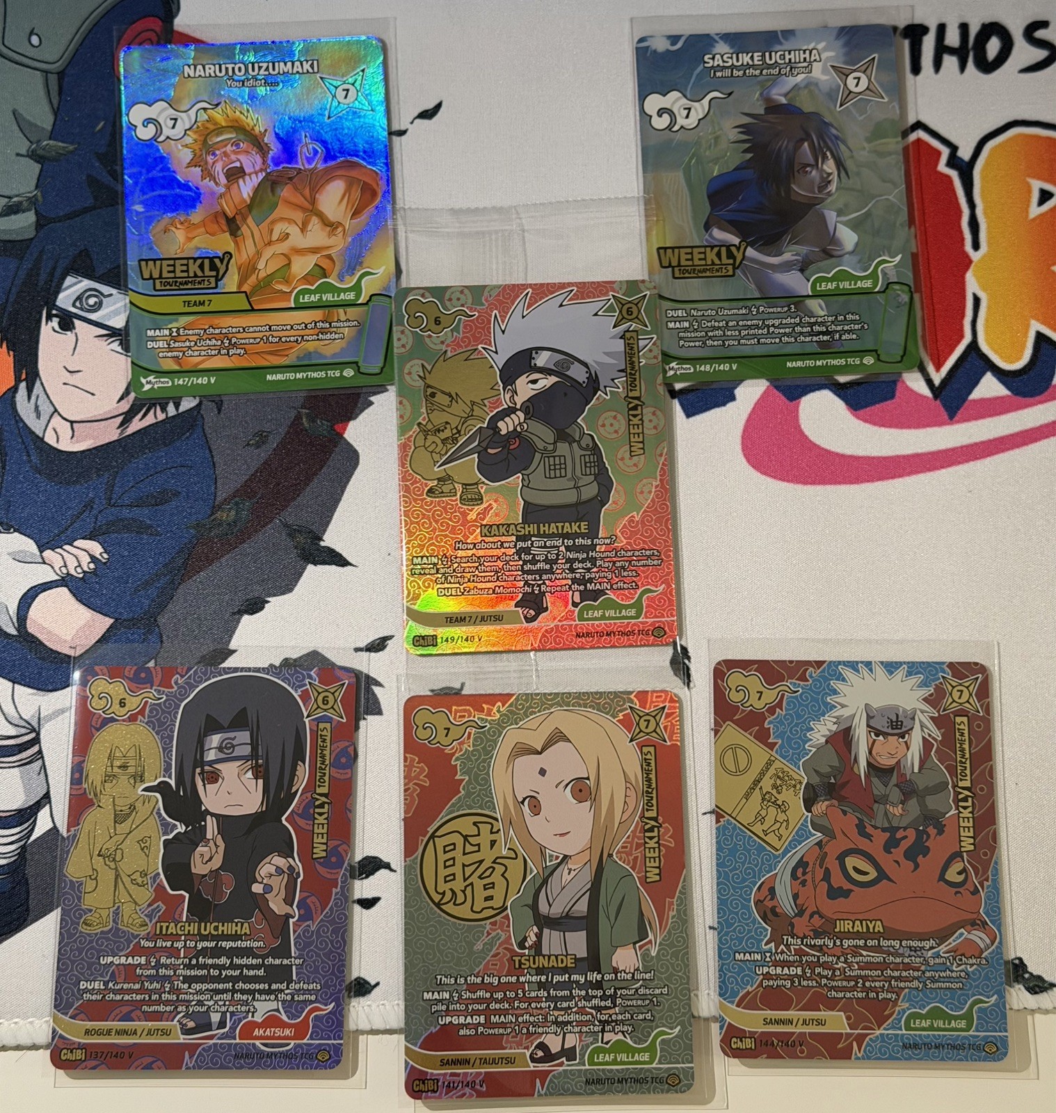 NARUTO MYTHOS ENGLISH PROMOTIONAL TOURNAMENT PACK 