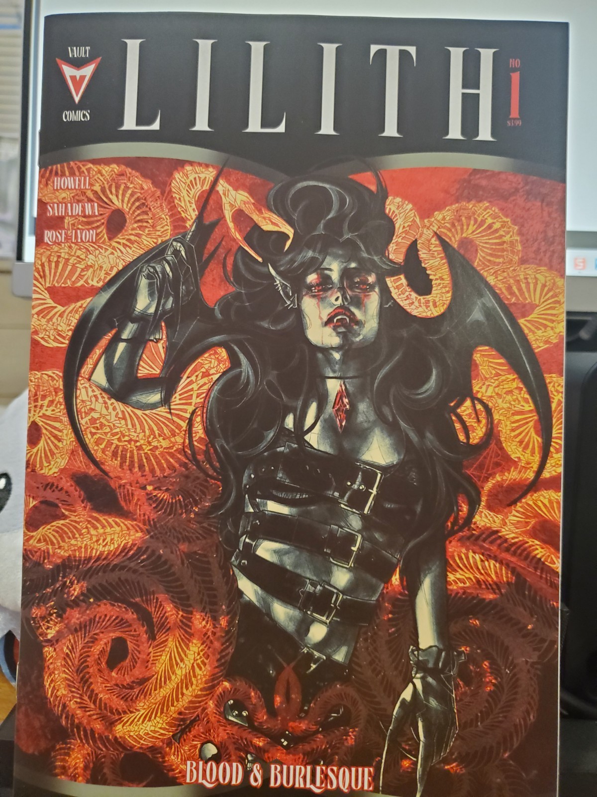 Lilith:Blood And Burlesque #1 Serena Bell 1:10 First Cover Hot Book From Vault