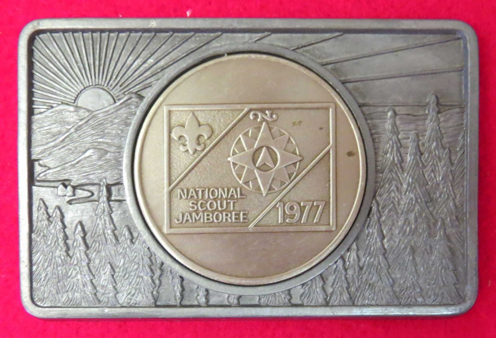 1977 National Scout Jamboree Belt Buckle [X-2183]