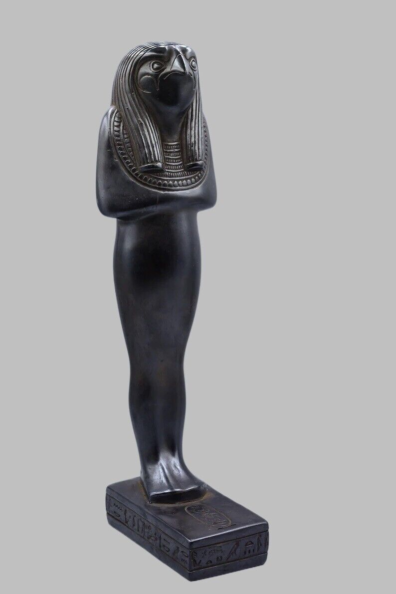UNIQUE ANTIQUE ANCIENT EGYPTIAN Statue Stone Horus as Falcon Sky