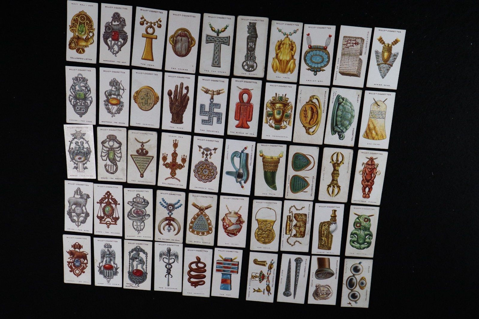 CVR472 Wills Cigarette Cards Lucky Charms 1923 Complete Set 50