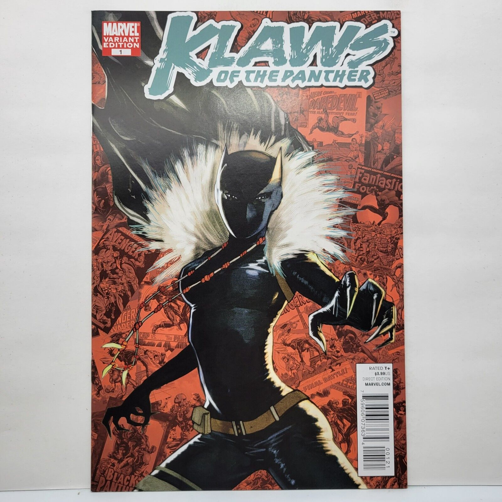 Klaws Of The Panther #1 Incentive Stephanie Hans Variant Cover 1:10 2010 Shuri