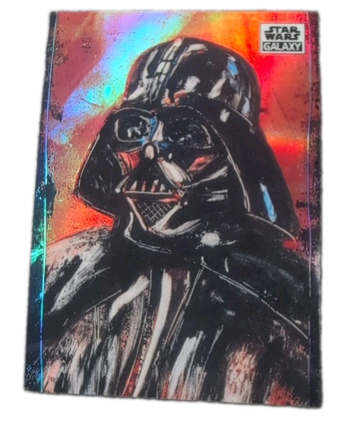 2021 Topps Chrome Star Wars Galaxy REFRACTOR DARTH VADER #9