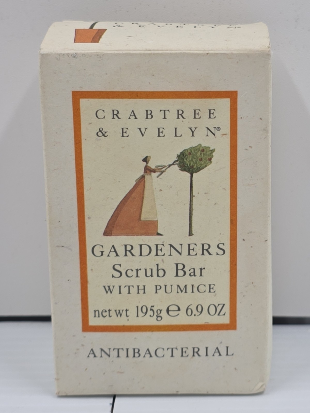 Vintage 1997 Crabtree & Evelyn Gardeners Scrub Bar With Pumice NOS Discontinued