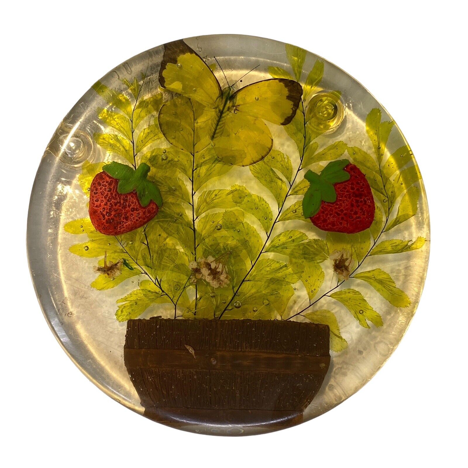 Vintage Butterfly Strawberry Trivet By Design Gifts Intern’L Inc
