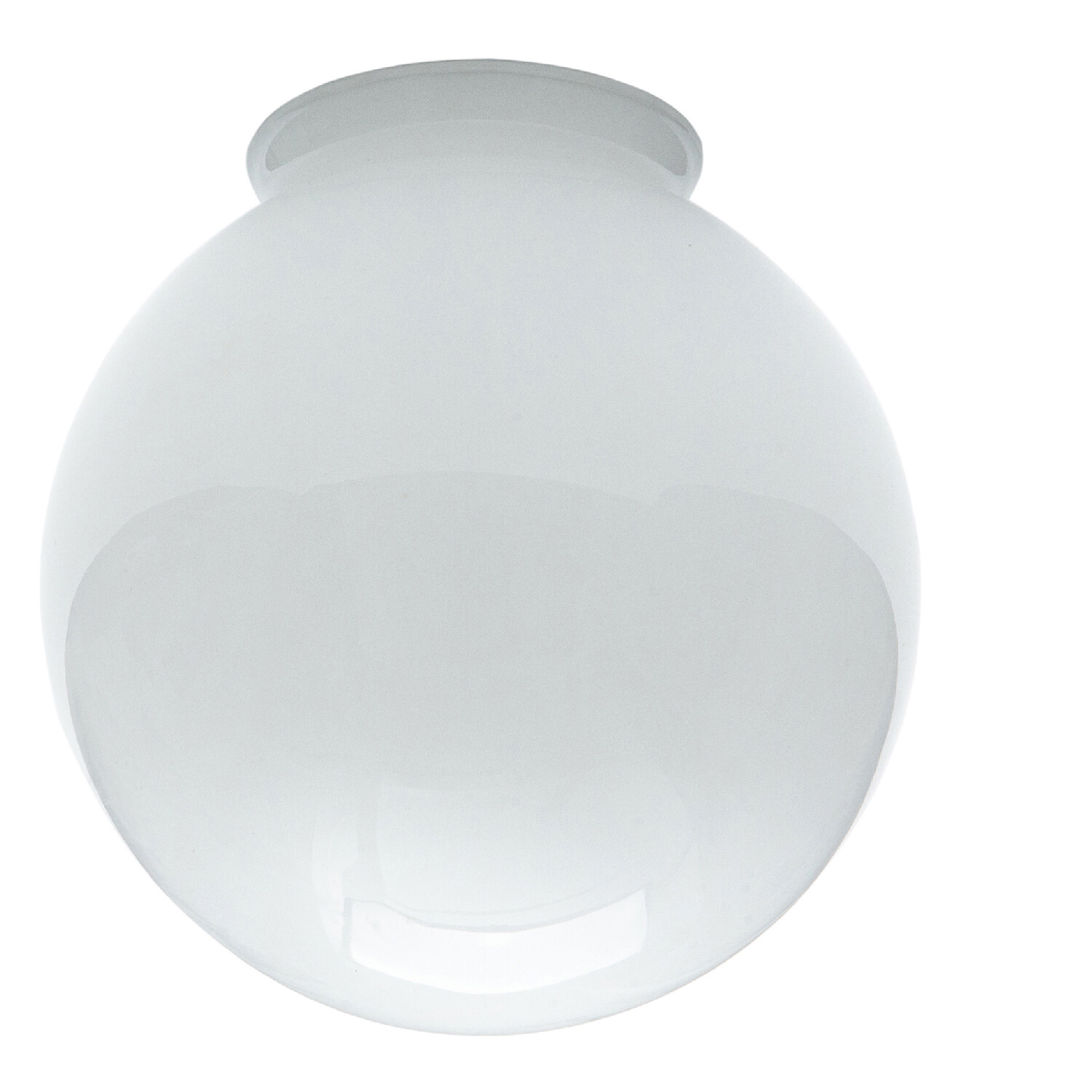 6-Inch White Globe Glass Shade 3 1/4 = 3.25\