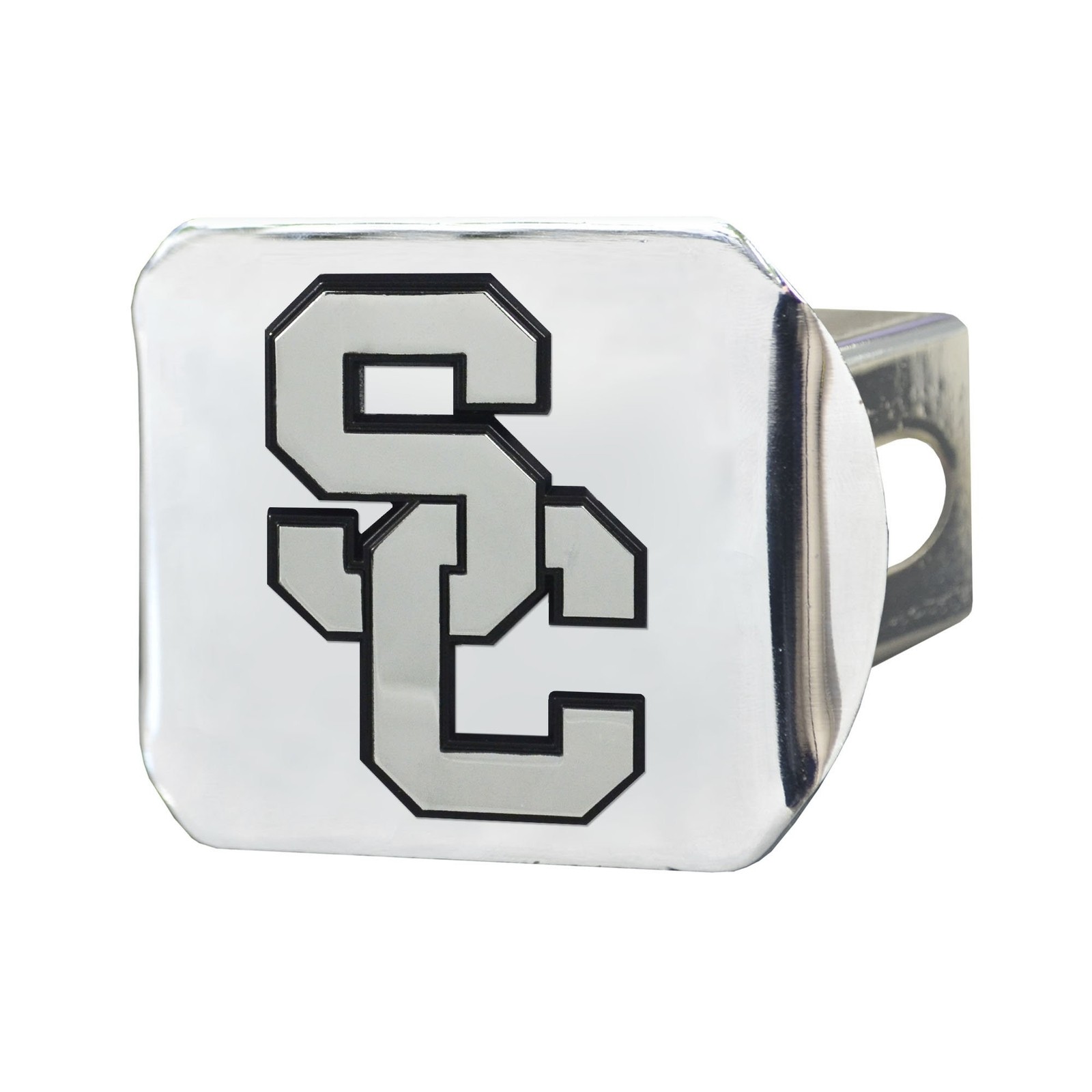 FANMATS 14975 Southern California Trojans Chrome Metal Hitch Cover with Chrom...