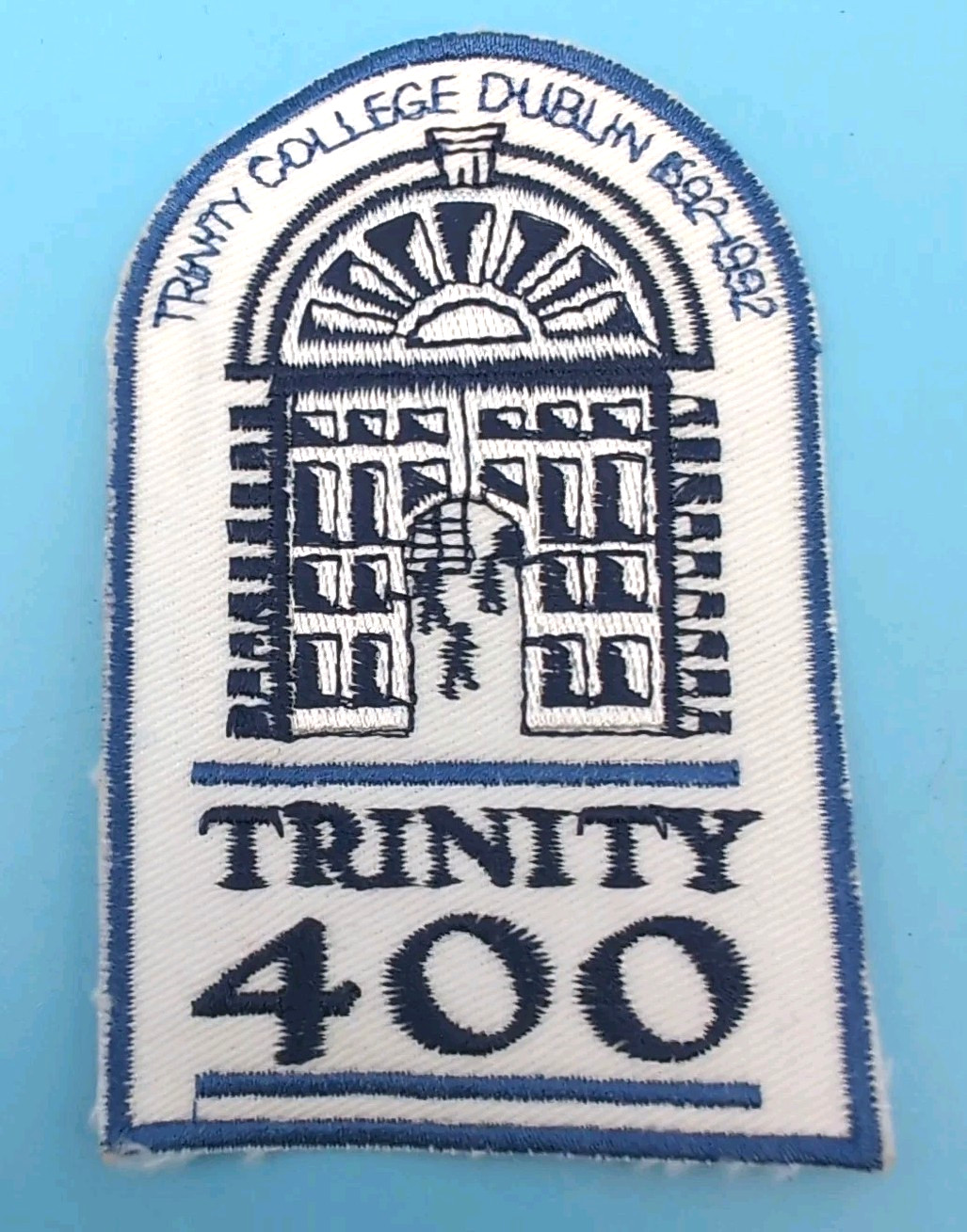Trinity College Dublin Patch Trinity 400 Years 1592-1992 Iron On Ireland New