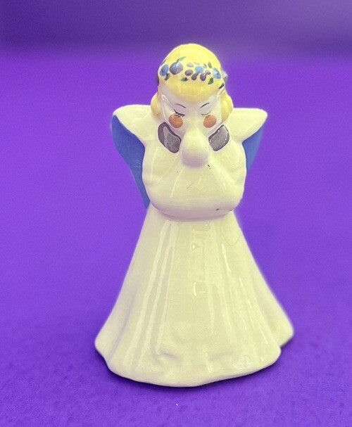 Vintage Kay Finch Praying Angel Figurine California Pottery SALE