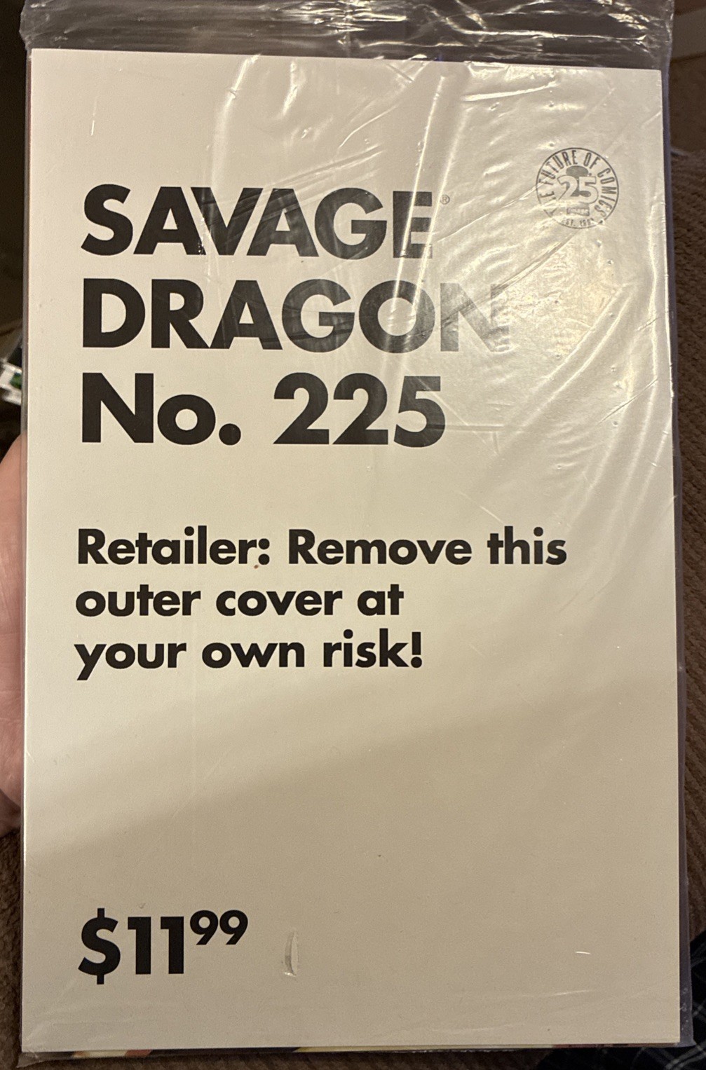 2017 ERIK LARSEN SAVAGE DRAGON #225 “NSFW” VARIANT COVER NEW SEALED