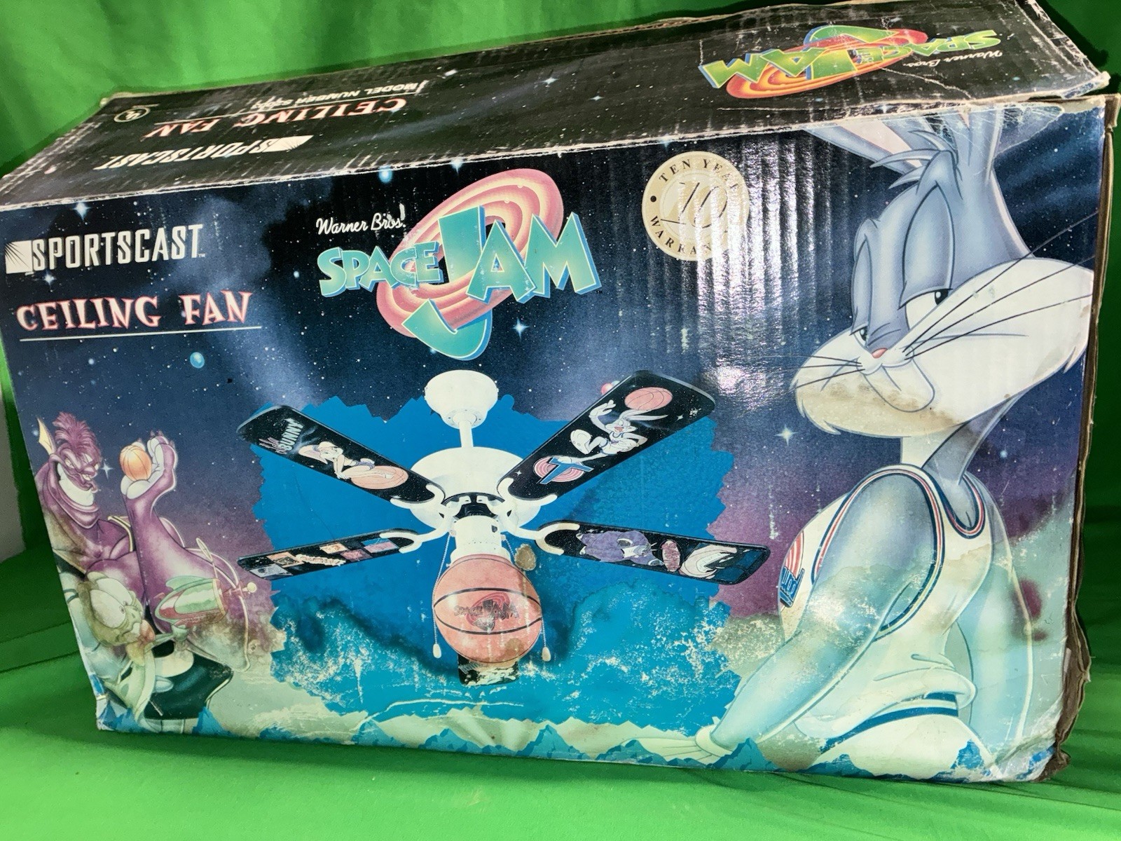 RARE COLLECTORS ITEM Original 1996 SpaceJam Ceiling Fan
