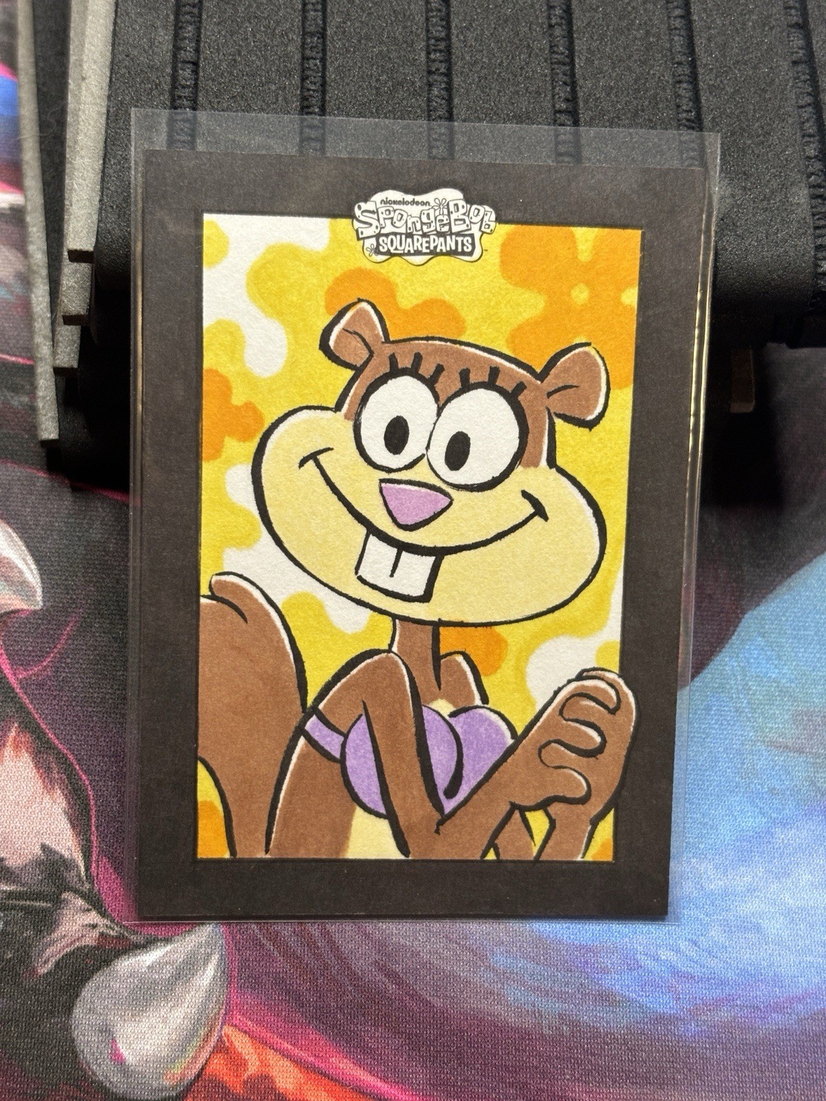Topps 2025 Chrome SpongeBob Sandy Cheeks Sketch Card #25 Ziggy Auto 1/1