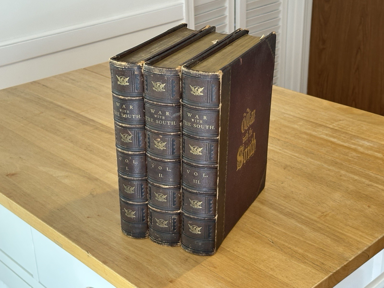 1862 The War with the South by Robert Tomes - Antique Civil War Books