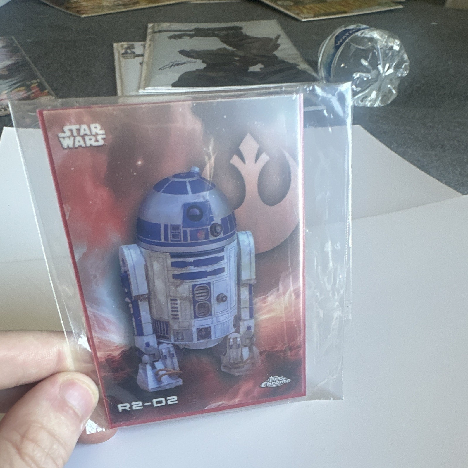 R2-D2 Red Sapphire /5 - 2025 Topps Chrome Sapphire Star Wars #153 - Red /5