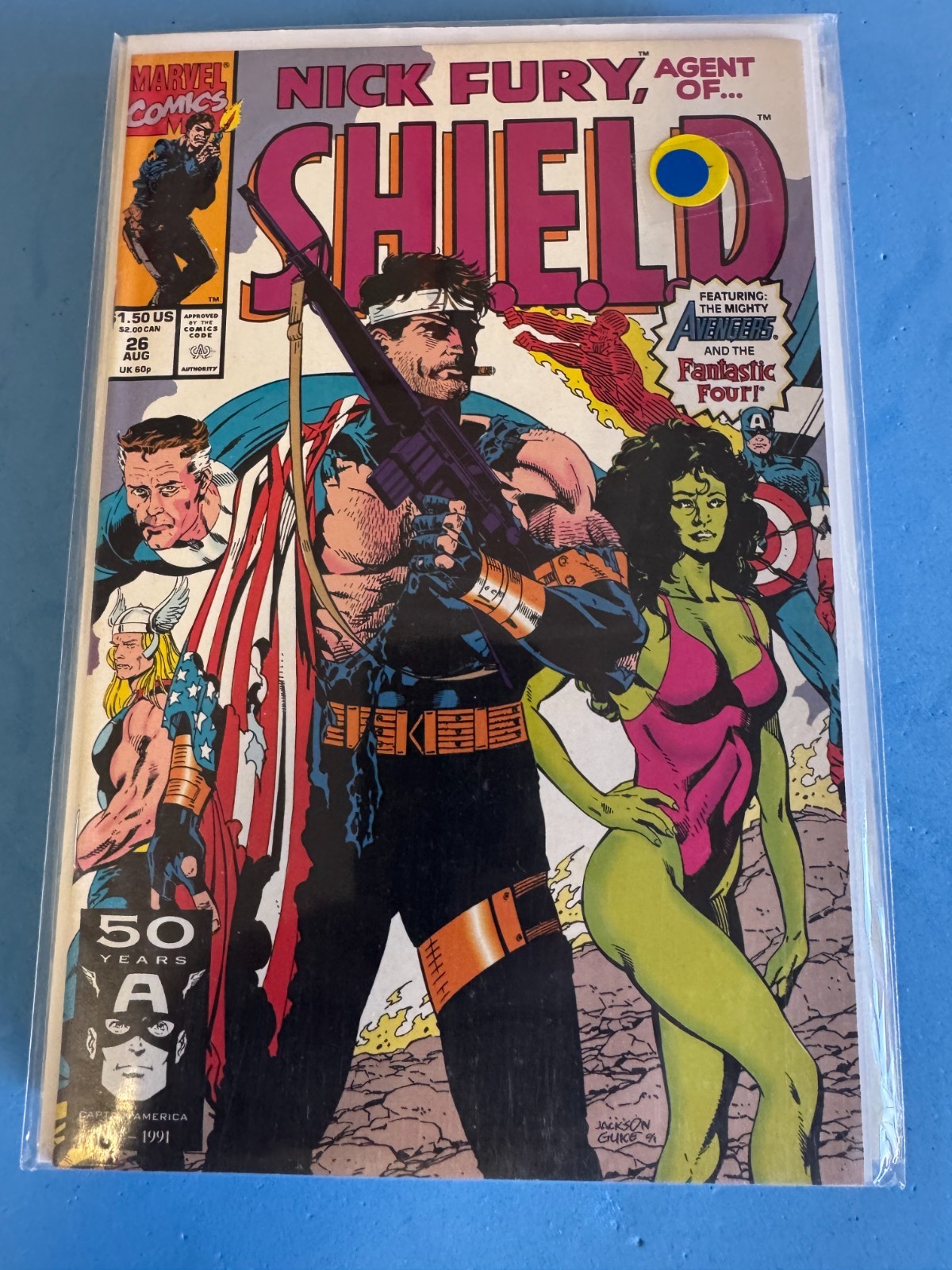 Nick Fury Agent of S.H.I.E.L.D. #26 1991 Marvel Comics J.G. Jones First Print