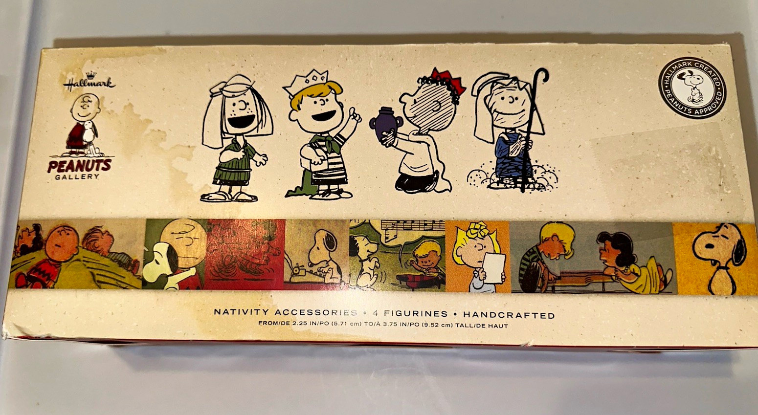 Hallmark Peanuts Gallery Nativity Accessories Handcrafted 7pc Set 2014
