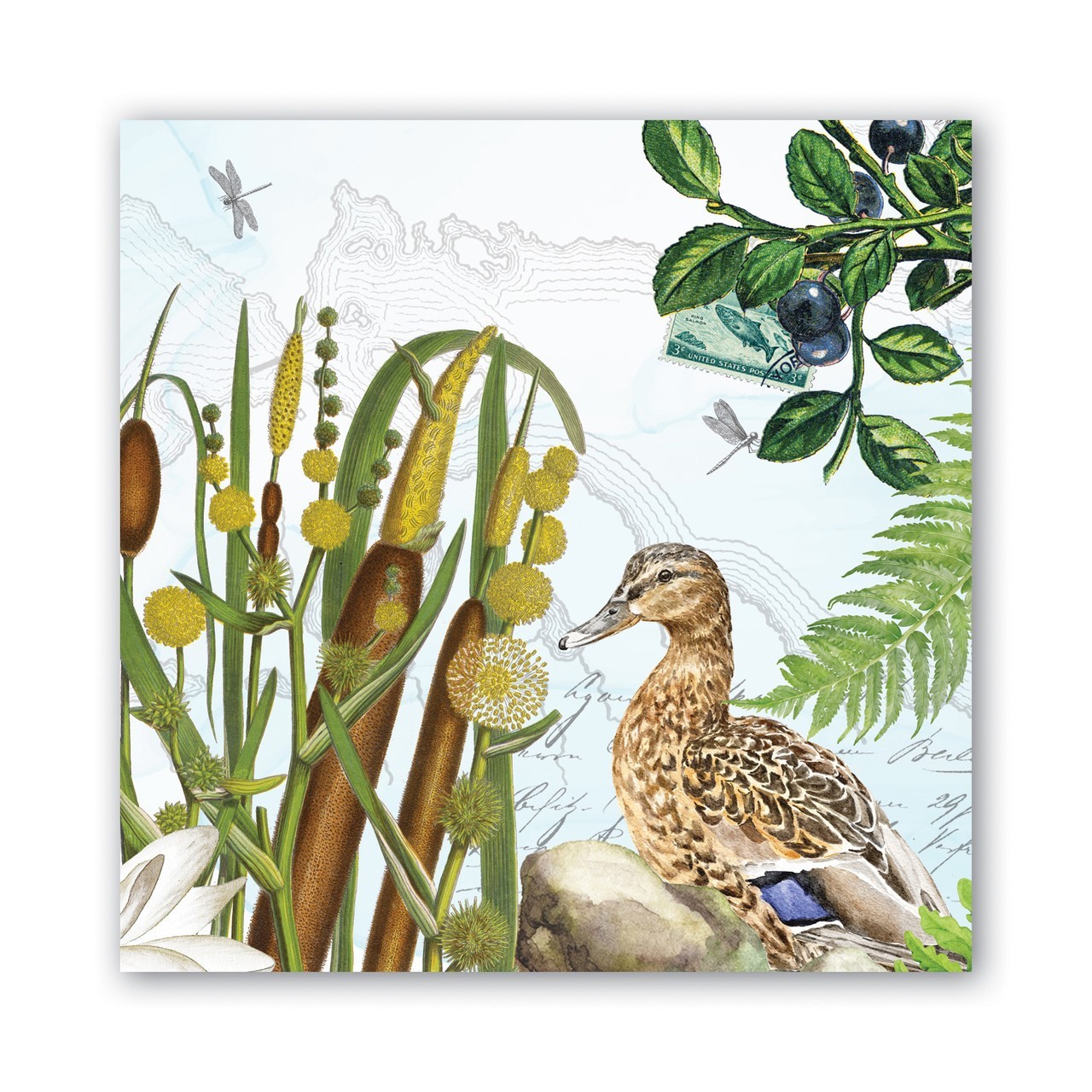 Michel Design Works Luncheon Napkins, By the Lake - 2 packs (817429)