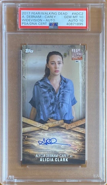 ALYCIA DEBNAM-CAREY 2017 TOPPS FEAR WALKING DEAD PSA GEM MINT 10 AUTOGRAPH 10 ALYCIA DEBNAM-CAREY 2017 TOPPS FEAR WALKING DEAD PSA GEM MINT 10 AUTOGRAPH 10