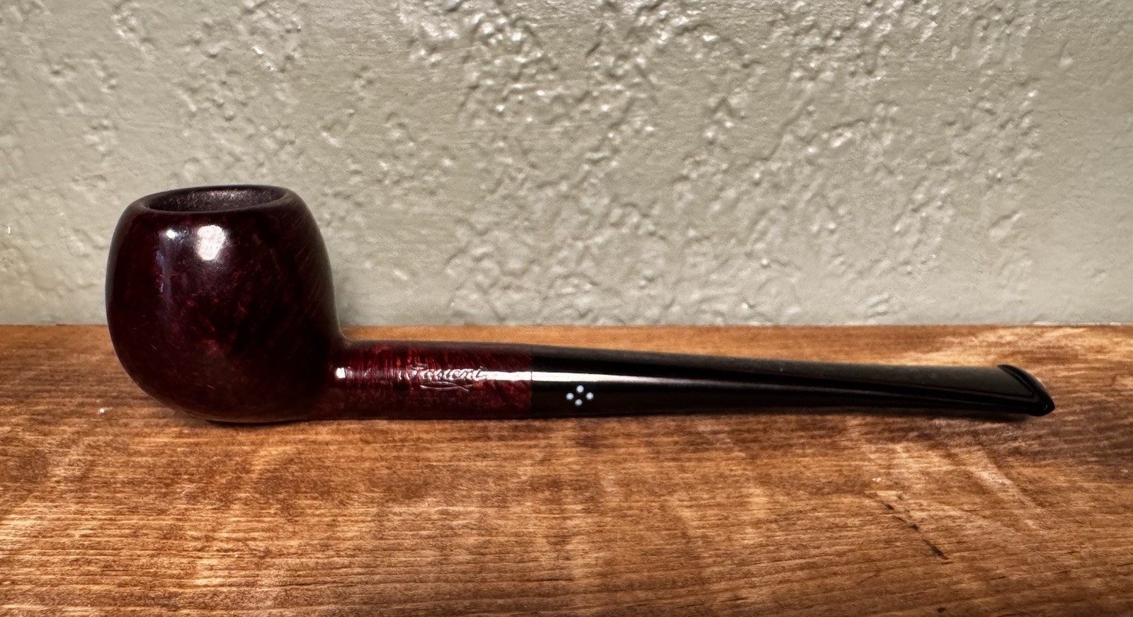 SASIENI EIGHT DOT “WORCESTER” ESTATE PIPE W/STINGER Ca. 1930