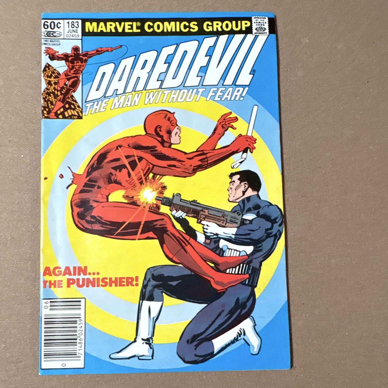 Marvel Comics Daredevil #183 1982 Bronze Age Daredevil Punisher Superheroes
