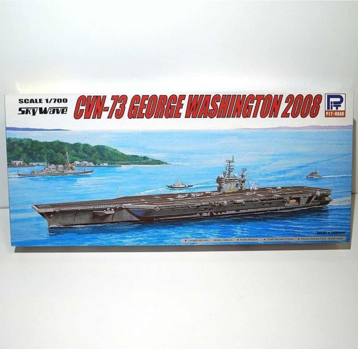 1/700 US Navy Nuclear Aircraft Carrier CVN-73 George Washington 