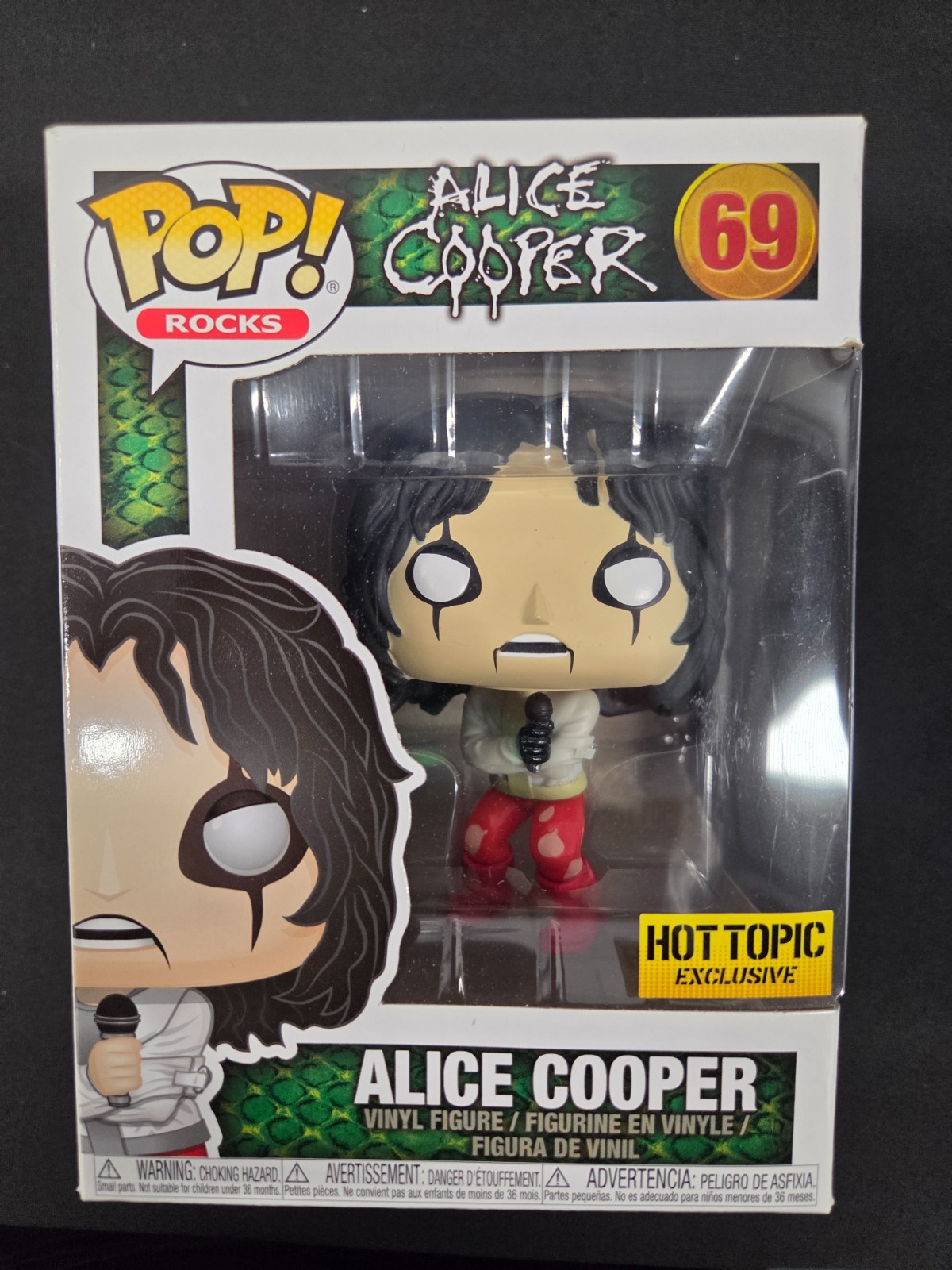 Funko Pop Vinyl: Alice Cooper (in Straitjacket) - Hot Topic (Exclusive) #69