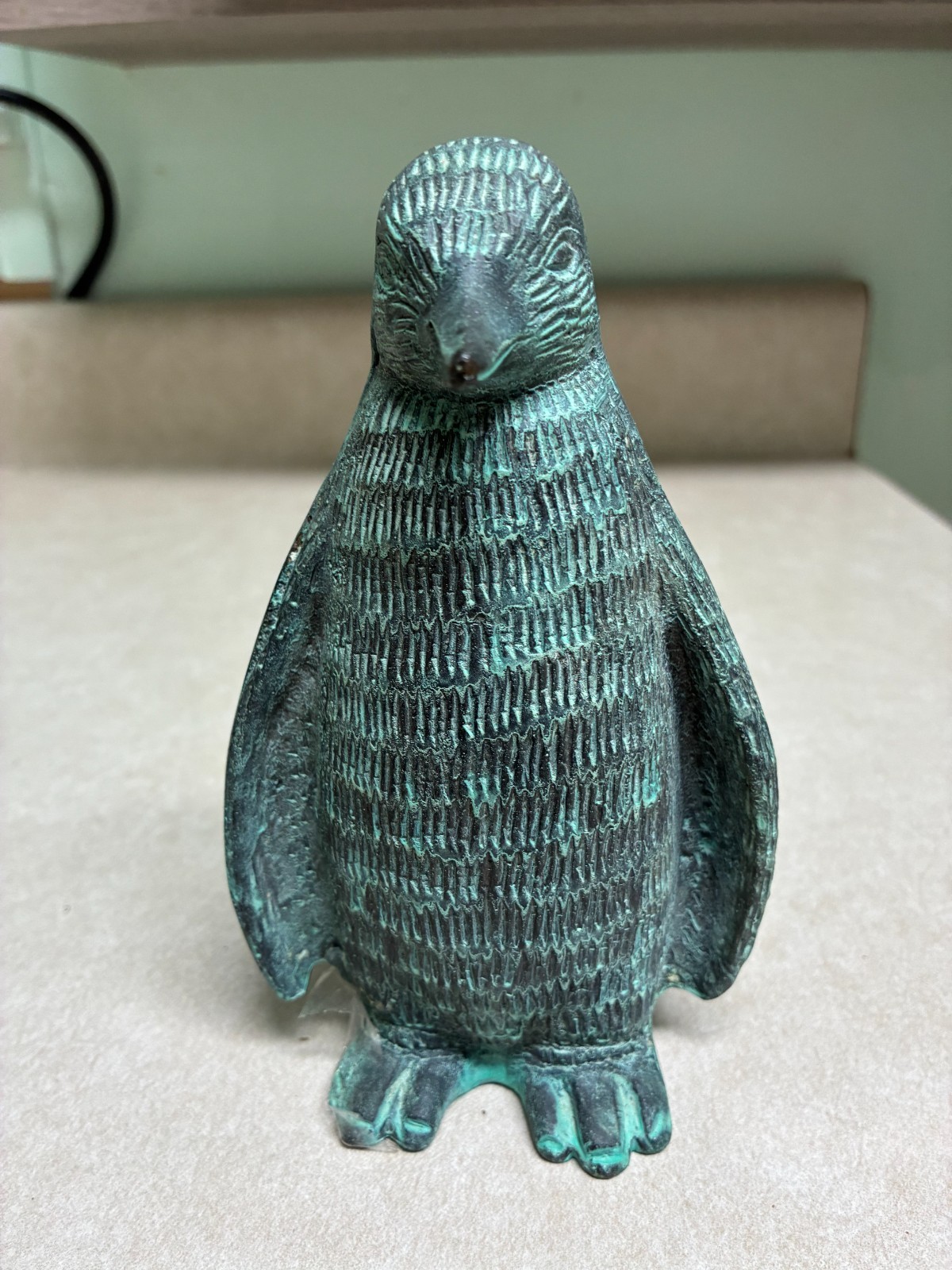 Vintage Bronze Penguin Figurine