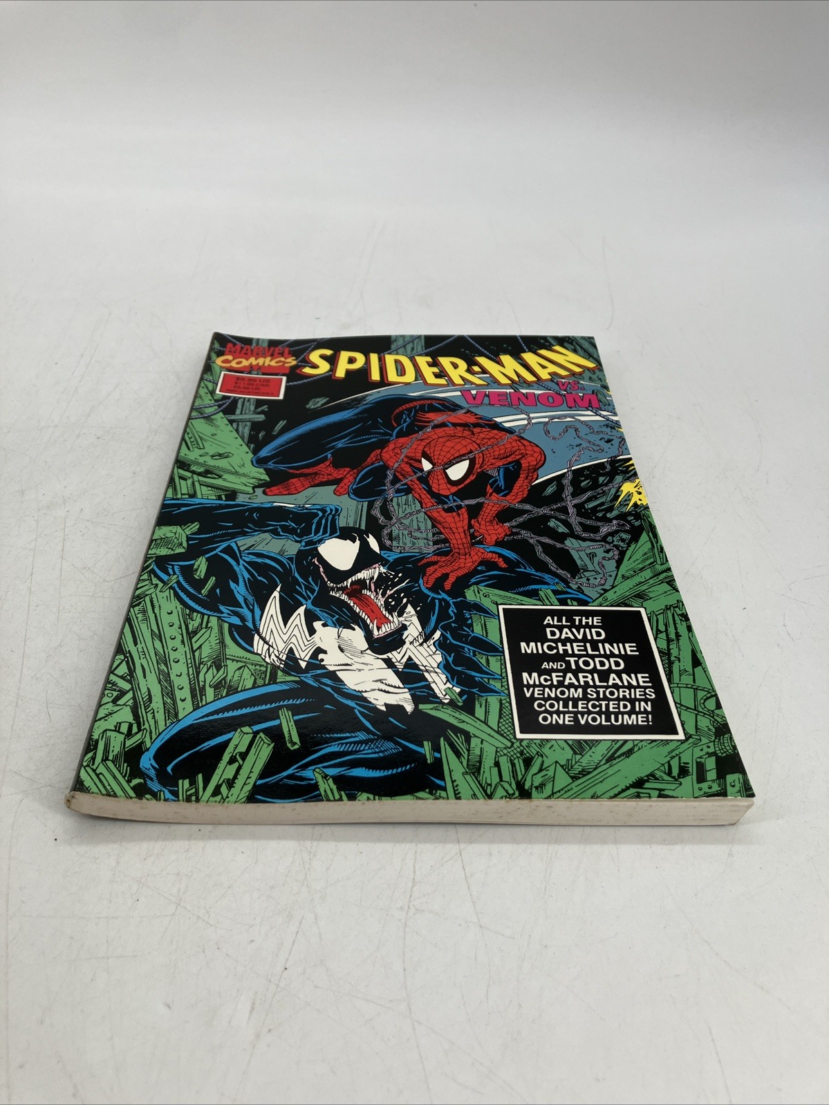 Spider-Man Vs Venom Marvel TPB 1990 Todd McFarlane David Michelinie 2nd Print