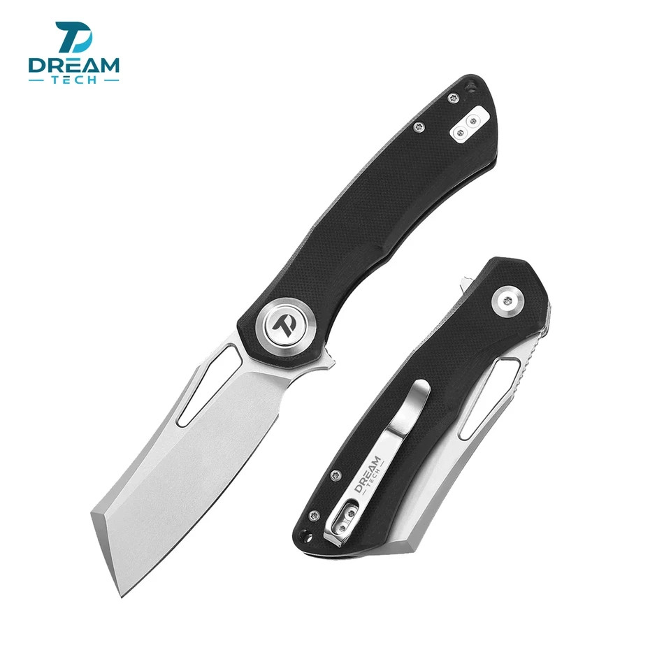 DREAMTECH Folding Knives Black G10 Knife VG10 Blade Knife D4507 DREAMTECH Foldi DREAMTECH Folding Knives Black G10 Knife VG10 Blade Knife D4507 DREAMTECH Foldi