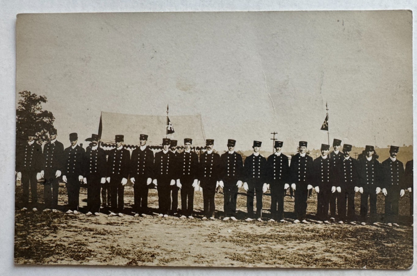 1908 RPPC Postcard Curwensville Pennsylvania FD 