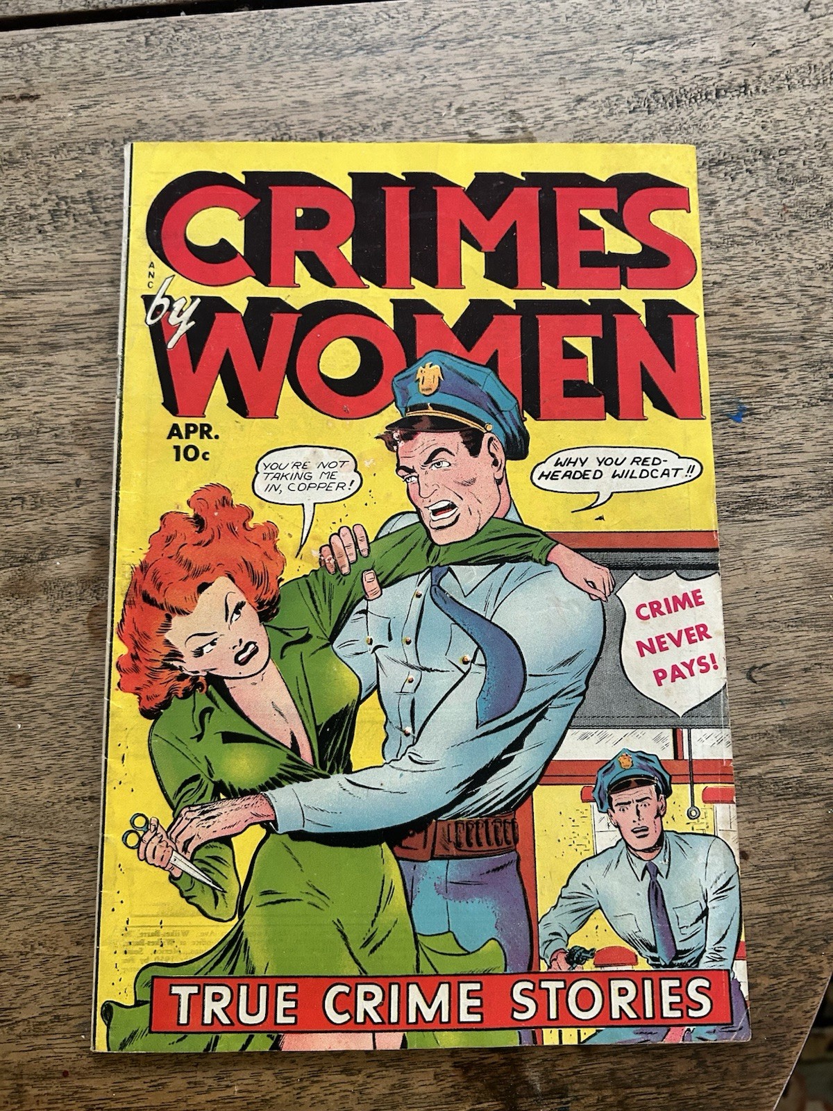 Crimes By Women #12 . Fox Features 1950.  