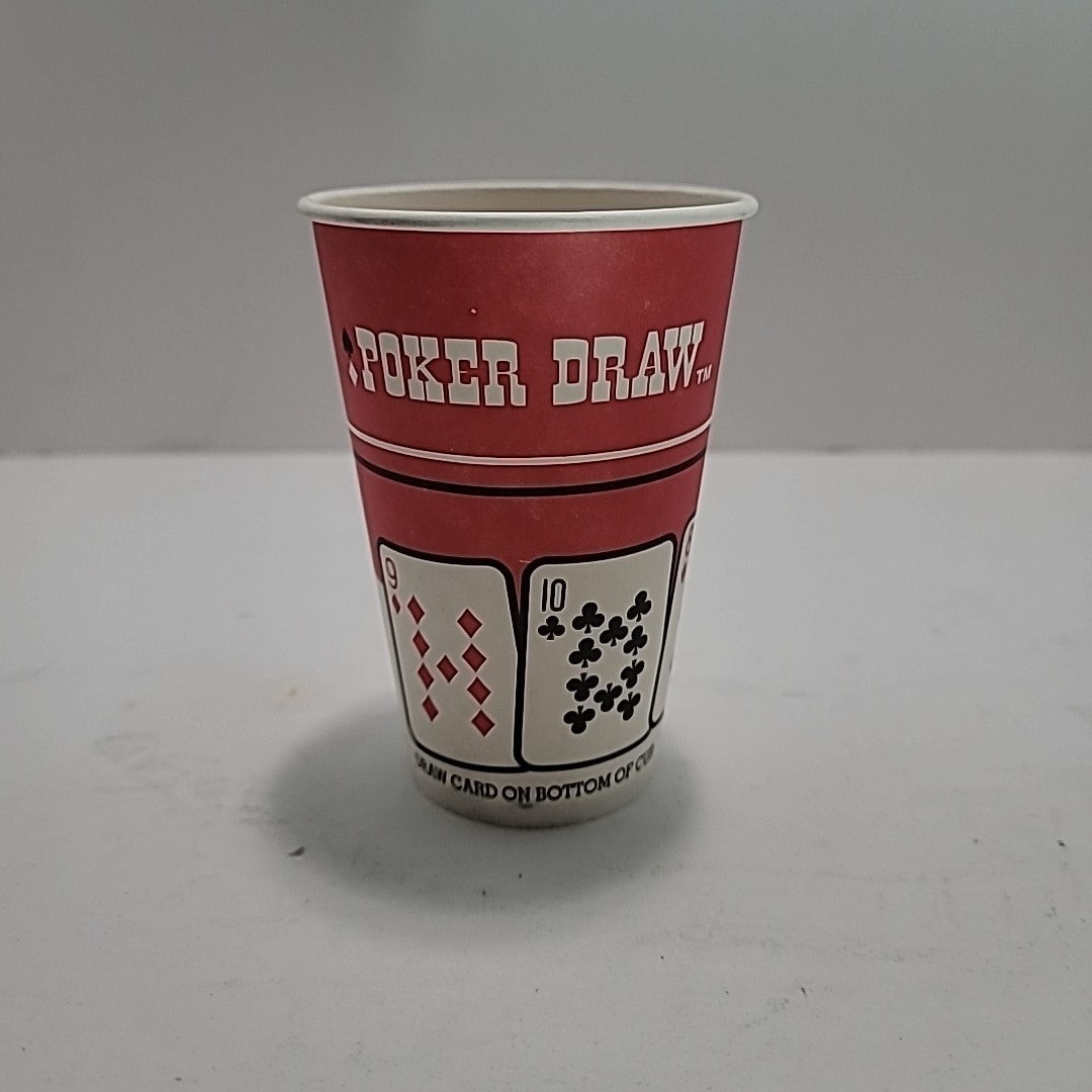 Vintage Sweetheart Poker Draw Hot Drink Vending Cups New Old Stock ( 150 Cups )