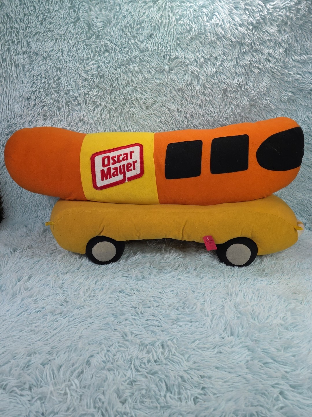 Vintage 3 Ft Oscar Mayer Wienermobile Giant Plush - Rare Large Display Pillow